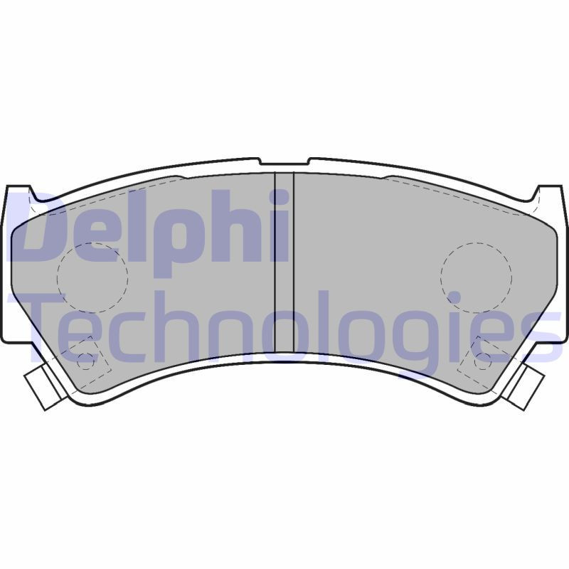 DELPHI LP1548 Klocki hamulcowe Przód dla