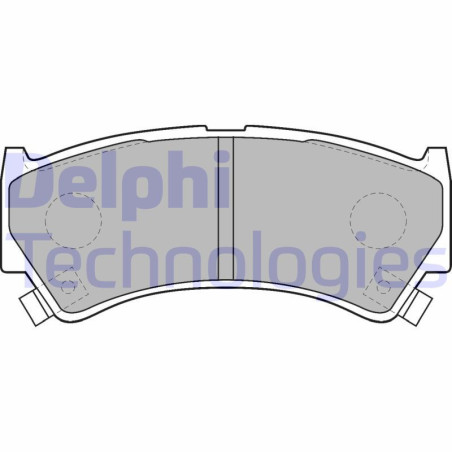 DELPHI LP1548 Pastillas de freno Delantero para
