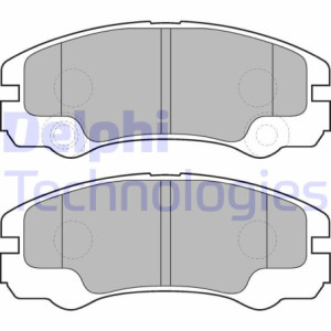 DELPHI LP1552 Pastiglie freno Anteriore per