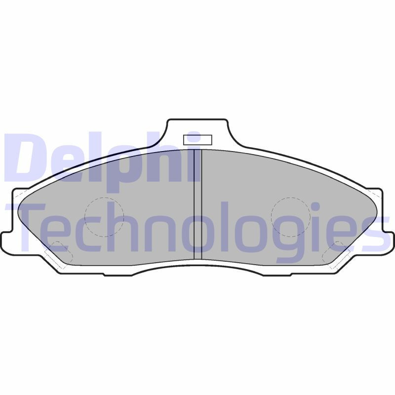 DELPHI LP1555 Pastiglie freno Anteriore per