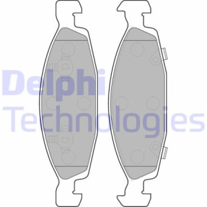 DELPHI LP1557 Pastillas de freno Delantero para