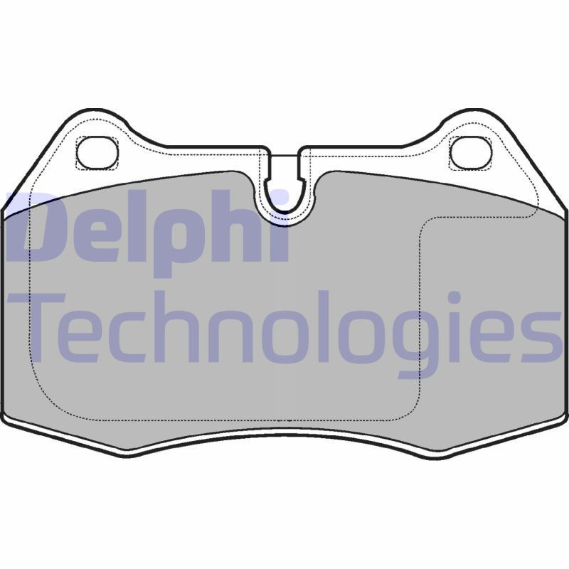 DELPHI LP1584 Pastiglie freno Anteriore per