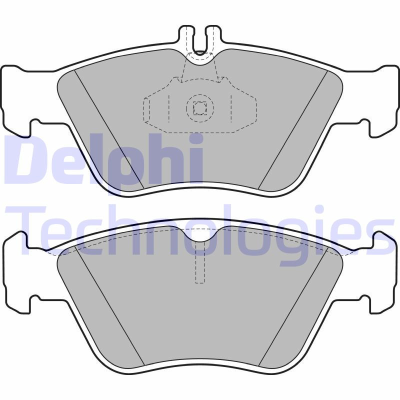 DELPHI LP1588 Brake Pads Set Front for