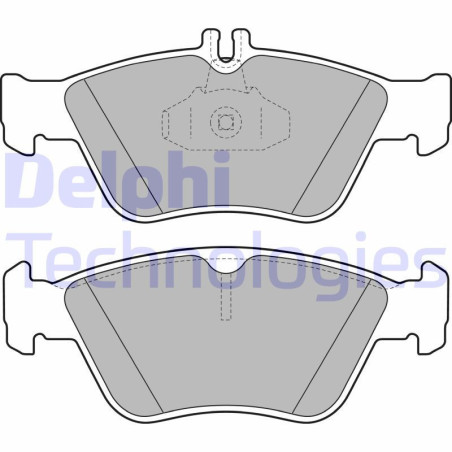 DELPHI LP1588 Brake Pads Set Front for
