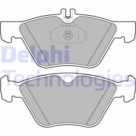 DELPHI LP1589 Brzdové platničky Predné pre