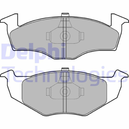 DELPHI LP1591 Brake Pads Set Front for