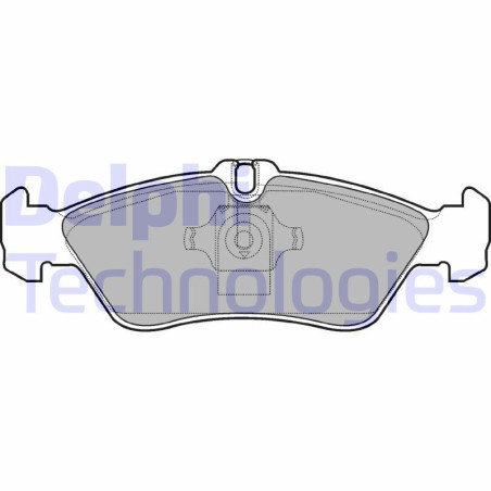 DELPHI LP1596 Pastiglie freno Posteriore per