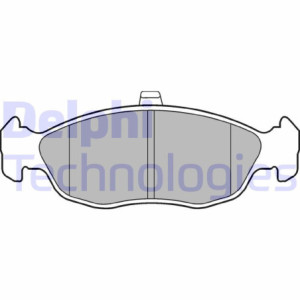 DELPHI LP1597 Pastiglie freno Anteriore per
