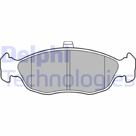 DELPHI LP1597 Plaquettes de frein Avant pour