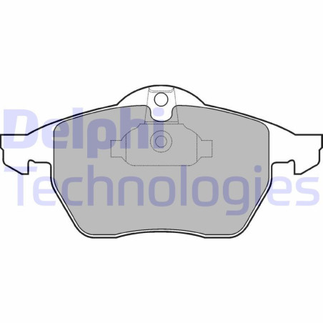 DELPHI LP1600 Pastiglie freno Anteriore per