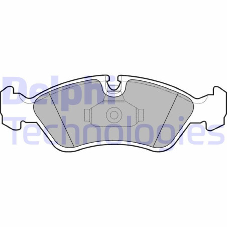 DELPHI LP1605 Brzdové platničky Predné pre