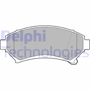 DELPHI LP1609 Pastillas de freno Delantero para
