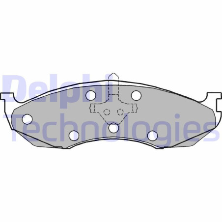 DELPHI LP1615 Plaquettes de frein Avant pour