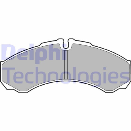 DELPHI LP1616 Brake Pads Set Rear for