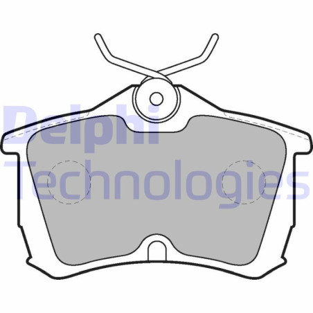 DELPHI LP1626 Brake Pads Set Rear for