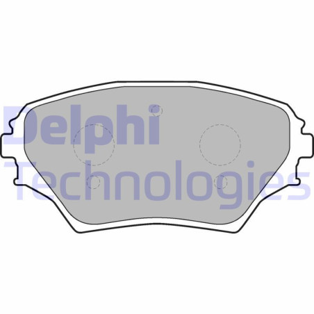 DELPHI LP1632 Pastiglie freno Anteriore per