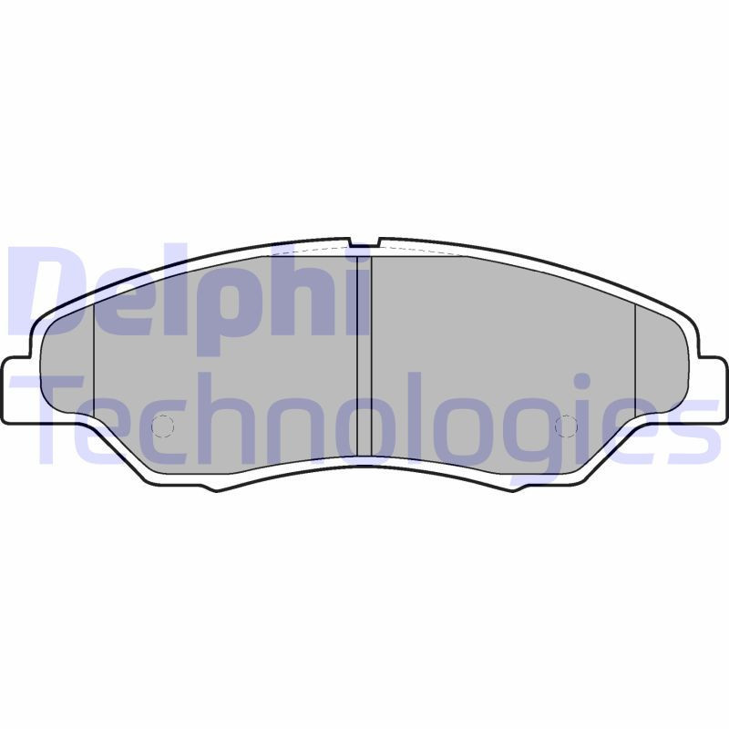 DELPHI LP1634 Brake Pads Set Front for