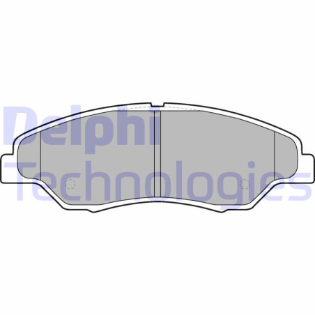 DELPHI LP1634 Brake Pads Set Front for