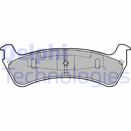 DELPHI LP1635 Brake Pads Set