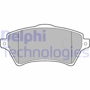 DELPHI LP1652 Brzdové platničky Predné pre