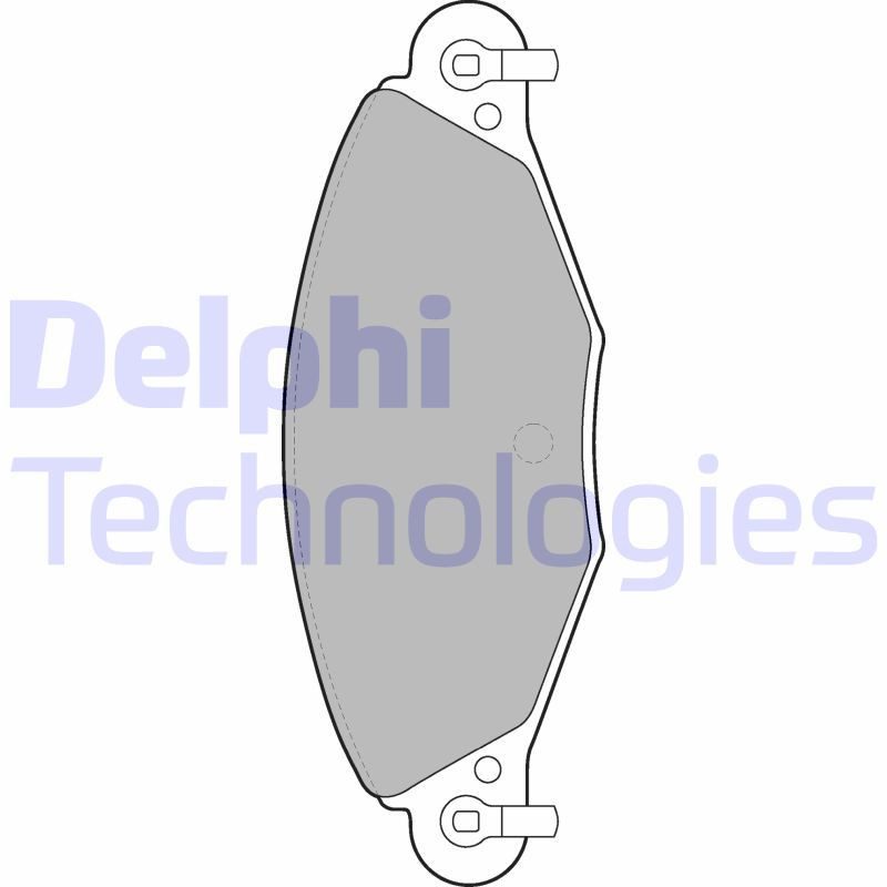 DELPHI LP1655 Plaquettes de frein Avant pour