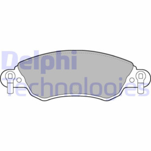 DELPHI LP1656 Pastillas de freno Delantero para