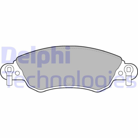 DELPHI LP1656 Pastiglie freno Anteriore per