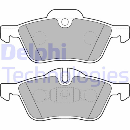DELPHI LP1657 Brzdové platničky Predné pre