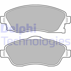 DELPHI LP1676 Pastiglie freno Anteriore per