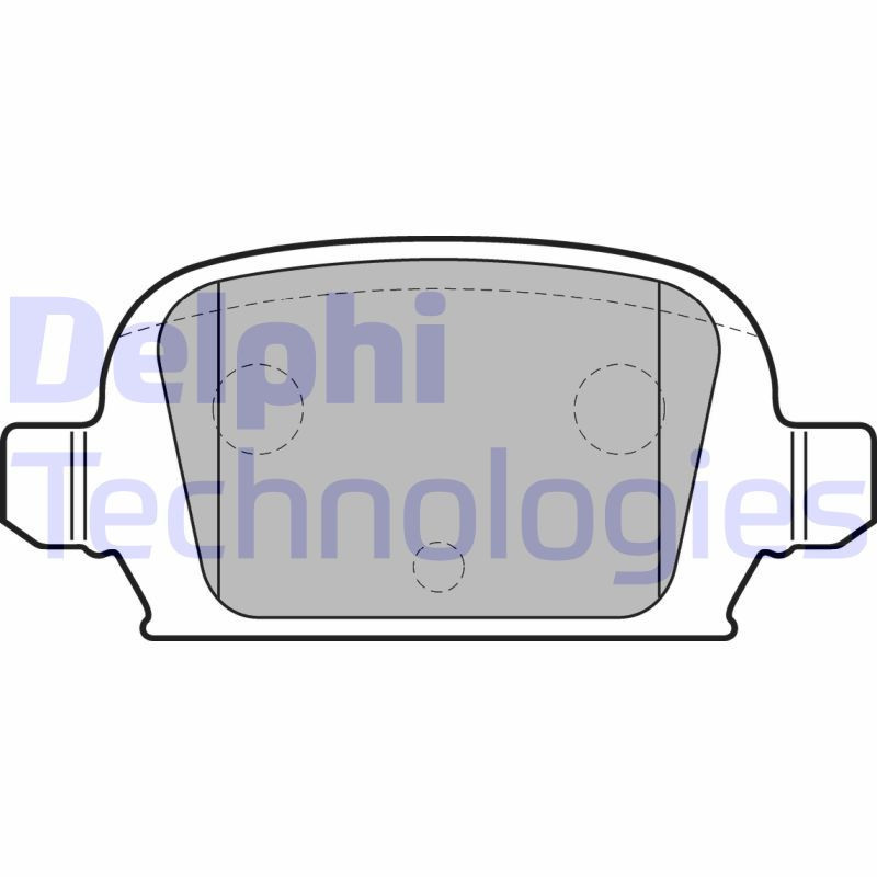 DELPHI LP1677 Plaquettes de frein