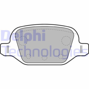 DELPHI LP1678 Pastillas de freno Trasero para