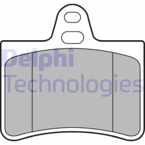 DELPHI LP1680 Brzdové platničky Zadné pre