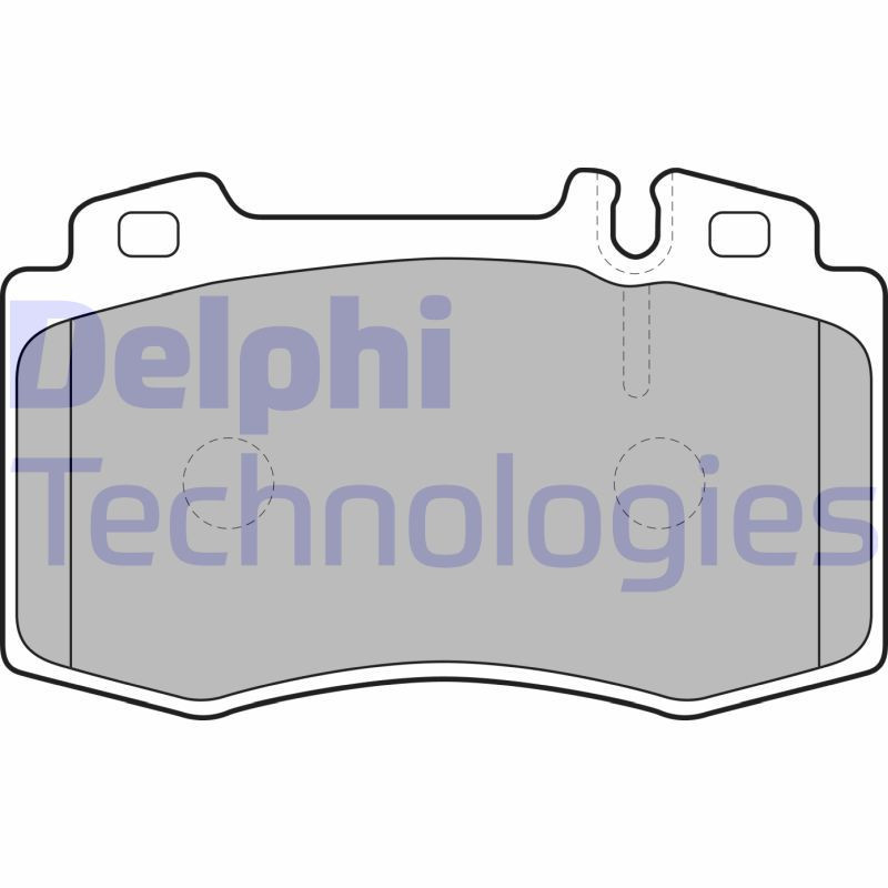 DELPHI LP1688 Pastiglie freno Anteriore per