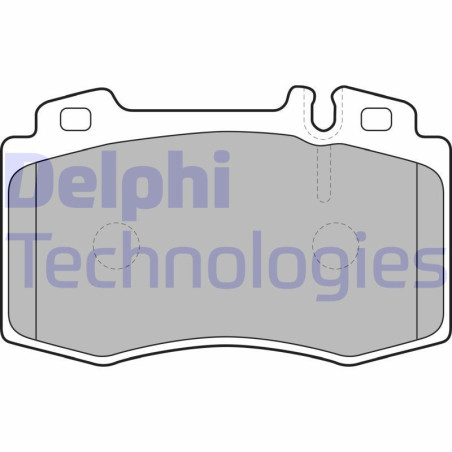 DELPHI LP1688 Brake Pads Set Front for