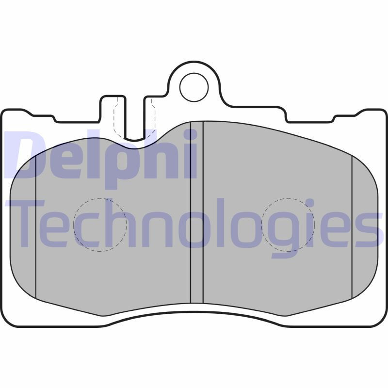 DELPHI LP1689 Pastiglie freno Anteriore per
