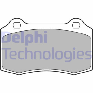 DELPHI LP1700 Brzdové platničky Predné pre