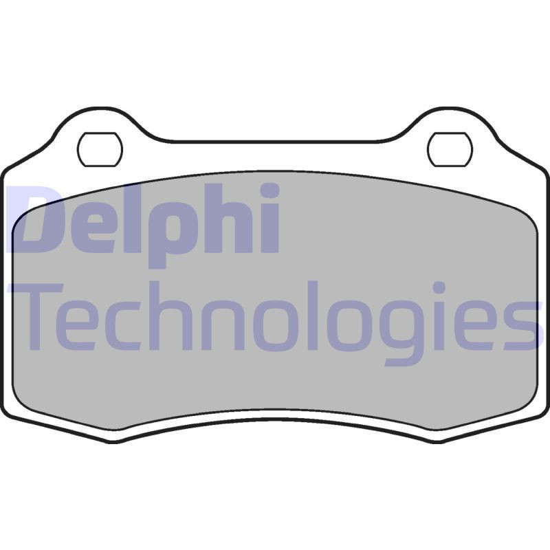 DELPHI LP1700 Plaquettes de frein Avant pour