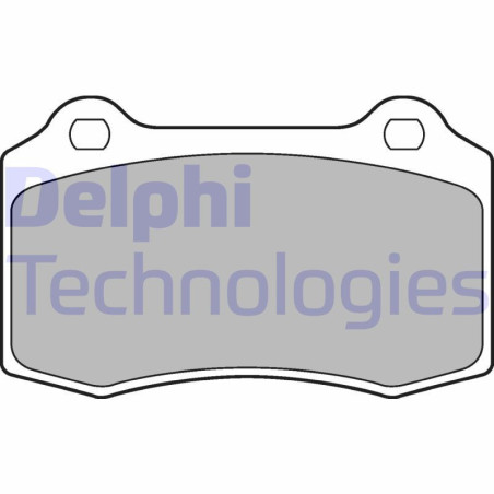 DELPHI LP1700 Brzdové platničky Predné pre