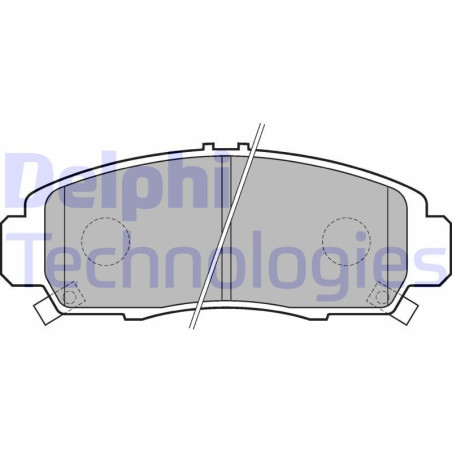 DELPHI LP1704 Plaquettes de frein Avant pour