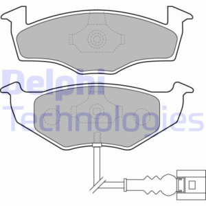 DELPHI LP1709 Brzdové platničky Predné pre