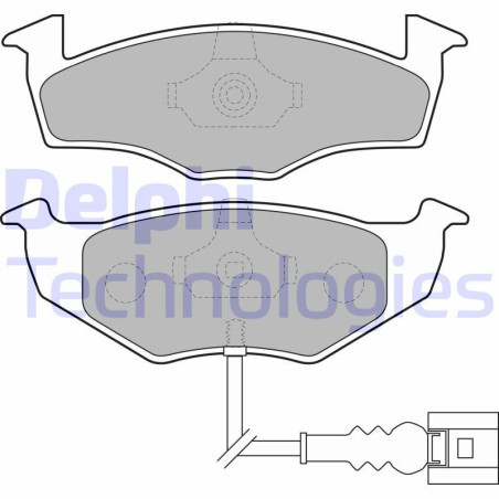 DELPHI LP1709 Brake Pads Set Front for