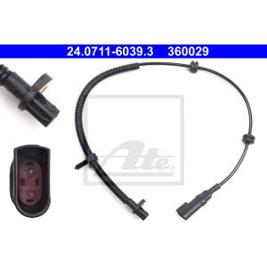 ATE 24.0711-6039.3 Snímač ABS zadný pre Ford Focus