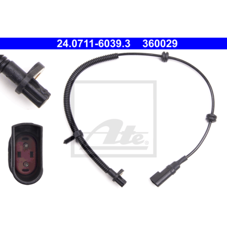 ATE 24.0711-6039.3 Rear ABS Wheel Speed Sensor Ford Focus Mk1