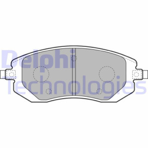 DELPHI LP1718 Pastiglie freno Anteriore per