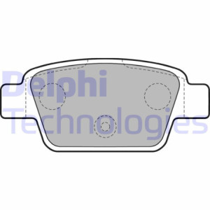 DELPHI LP1719 Pastillas de freno Trasero para