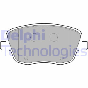 DELPHI LP1728 Brzdové platničky Predné pre
