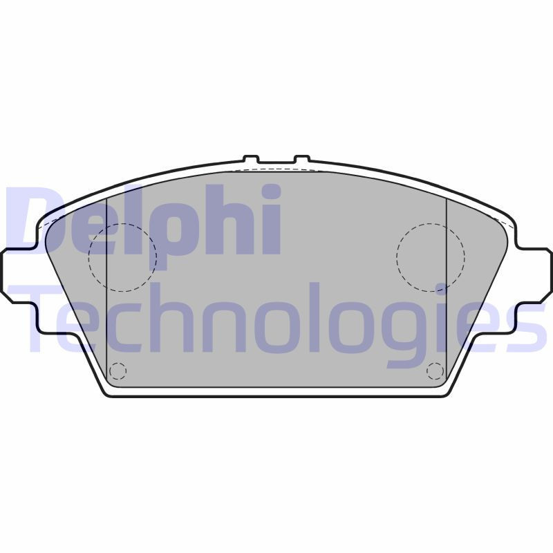 DELPHI LP1732 Pastillas de freno Delantero para