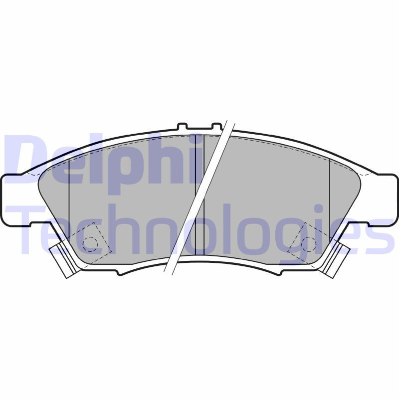 DELPHI LP1739 Plaquettes de frein Avant pour