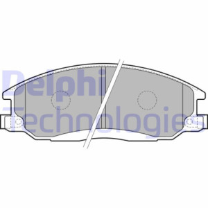 DELPHI LP1743 Pastiglie freno Anteriore per
