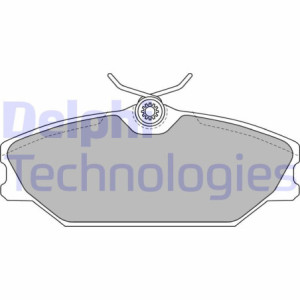 DELPHI LP1744 Brzdové platničky Predné pre